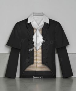 Gearhomies Unisex Funny Hawaiian Shirt Thomas Jefferson Historical 3D Apparel