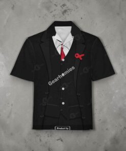 Gearhomies Unisex Funny Hawaiian Shirt Vladimir Lenin Historical 3D Apparel