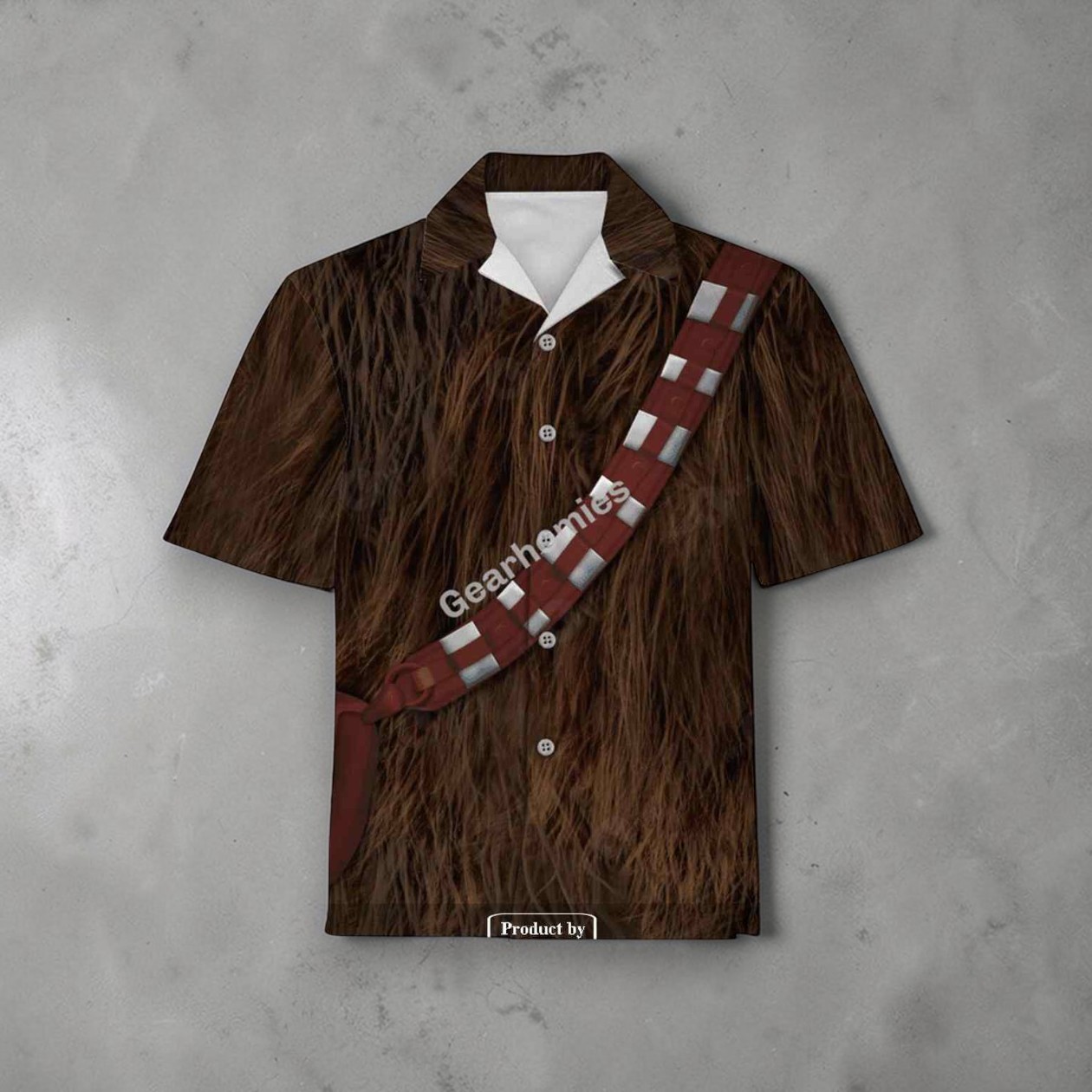 Gearhomies Unisex Funny Hawaiian Shirt Wookiee 3D Apparel Gearhomies Unisex Funny Hawaiian Shirt Wookiee 3D Apparel