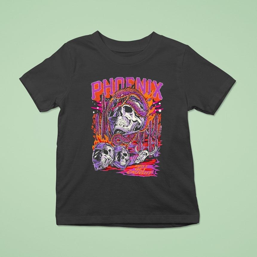 Ghost Racing Phoenix Don’t Get Caught Skulls Shirt Ghost Racing Phoenix Don’t Get Caught Skulls Shirt