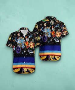 Gifury Alien UFO Hawaii Shirt Camping With UFO Galaxy Funny Hawaiian Shirt