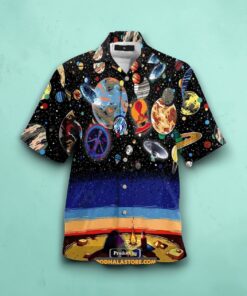 Gifury Alien UFO Hawaii Shirt Camping With UFO Galaxy Funny Hawaiian Shirt