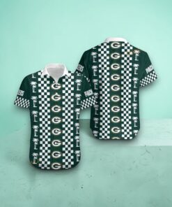 Green Bay Packers Coconut Trees Hawaii Shirt Summer Collect, Green Bay Packers Unique Gifts