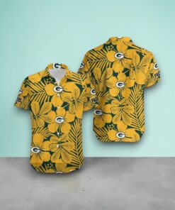 Green Bay Packers New Trending Model Flower Hawaii Shirt Summer Collection, Green Bay Packers Apparel