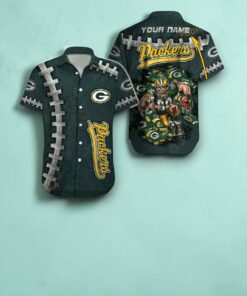Green Bay Packers NFL Style Hawaiian Shirt, Packers Merch