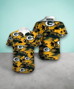 Green Bay Packers Trending Model 7 Packers Hawaiian Shirt, Packers Apparel