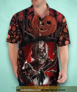 Halloween Horror Michael Myers 3D Funny Hawaiian Shirt