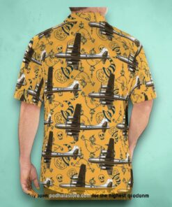 Halloween Wwii Boeing B 29 Superfortress Hawaiian Shirt Man