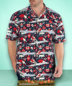 Happy Canada Day Air Canada Boeing 787 9 Dreamliner Hawaiian Shirt For Men And Women