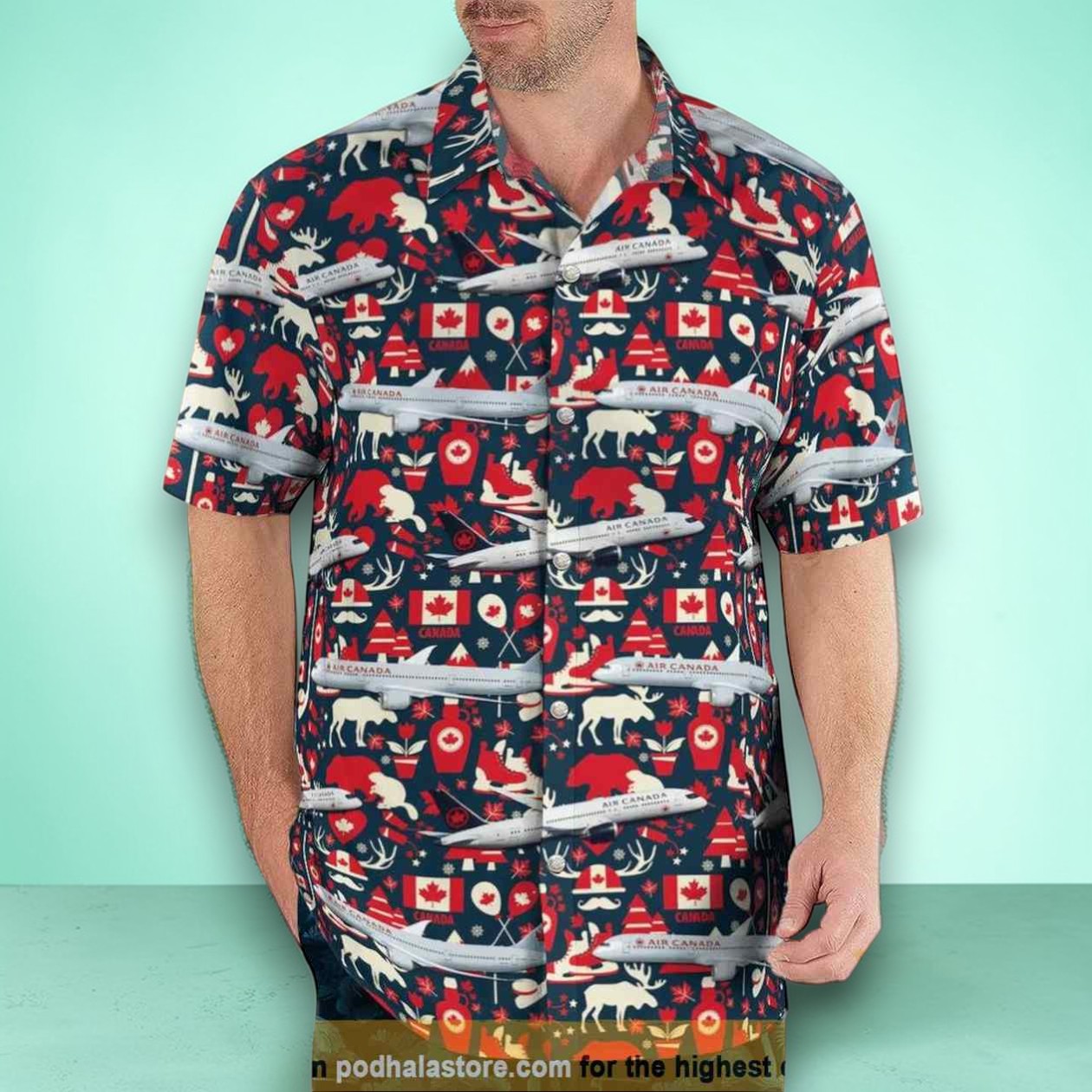 Happy Canada Day Air Canada Boeing 787 9 Dreamliner Hawaiian Shirt For Men And Women Happy Canada Day Air Canada Boeing 787 9 Dreamliner Hawaiian Shirt For Men And Women