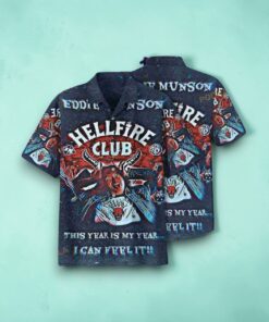 Hellfire Club Eddie Munson Stranger Thing 4 Hawaii Shirt