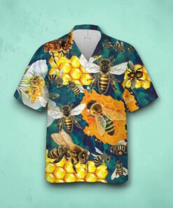 Honey Bee Sweet To The Soul Bee Tree For Him Hawaiian Shirt
