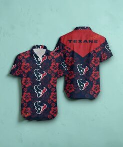 Houston Texans Flowers New Trending Style Hawaii Shirt Summer Collection, Houston Texans Merchandise