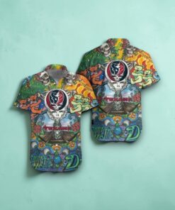 Houston Texans Grateful Dead NFL Gift For Fan Hawaiian Graphic Print Shirt, Texans Gifts