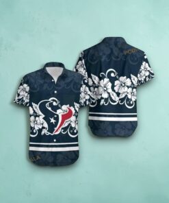 Houston Texans Hibiscus Flowers Hawaii Shirt Summer Collect, Texans Gifts