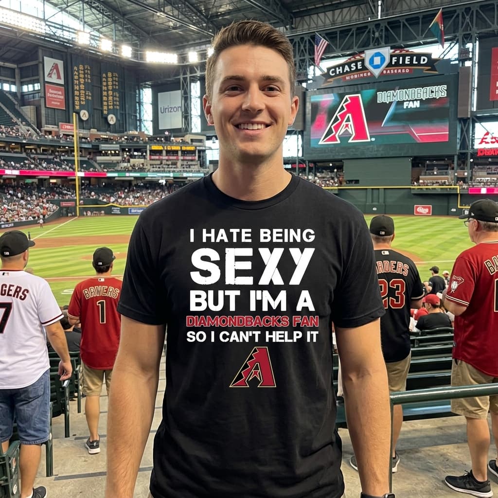 I Hate Being Sexy But I'm Fan So I Can't Help It Arizona Diamondbacks Cardinal Unisex Shirt I Hate Being Sexy But I'm Fan So I Can't Help It Arizona Diamondbacks Cardinal Unisex Shirt