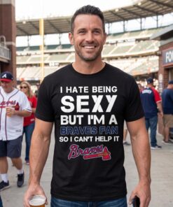 I Hate Being Sexy But I’m Fan So I Can’t Help It Atlanta Braves Royal Unisex Shirt