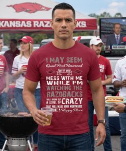 I May Seem Arkansas Razorbacks Unisex Shirt