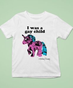 I Was A Gay Child Unicorn Adrian+shane Shirt