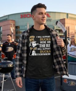 I Will Support Everywhere Anaheim Ducks Unisex Shirt
