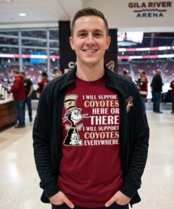 I Will Support Everywhere Arizona Coyotes Unisex Shirt