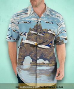 Icelandair Boeing 737 Max 8 Hawaiian Shirt Outfit
