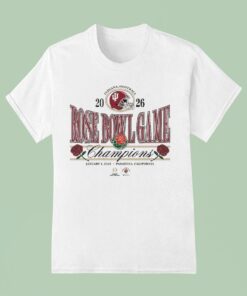 Indiana Hoosiers 2026 Rose Bowl Champions Cfp Shirt