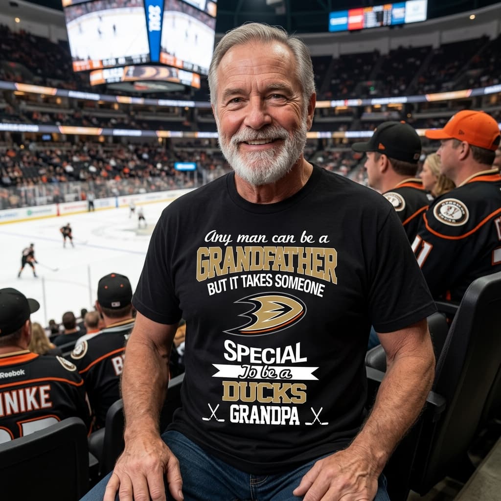 It Takes Someone Special To Be An Anaheim Ducks Grandpa Unisex Shirt It Takes Someone Special To Be An Anaheim Ducks Grandpa Unisex Shirt