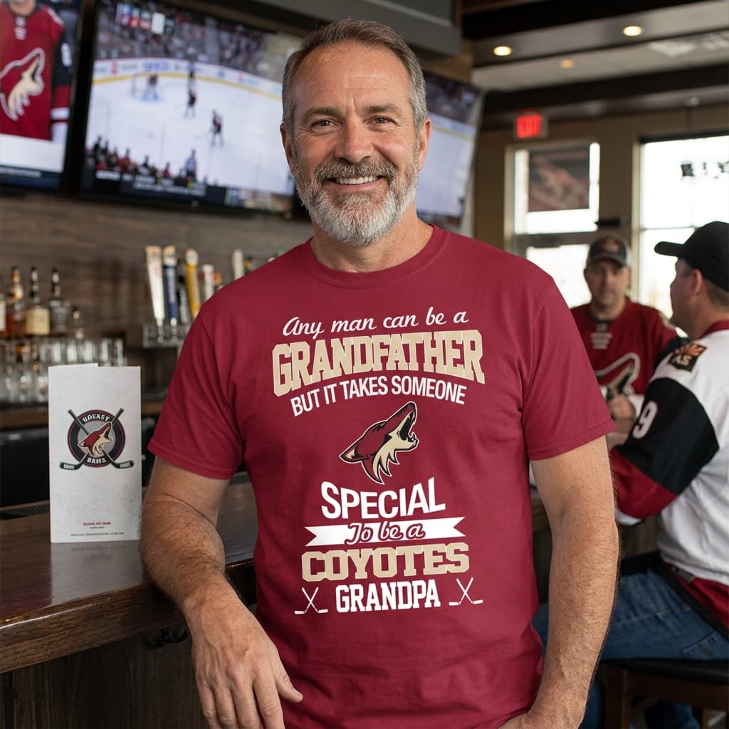 It Takes Someone Special To Be An Arizona Coyotes Grandpa Unisex Shirt It Takes Someone Special To Be An Arizona Coyotes Grandpa Unisex Shirt