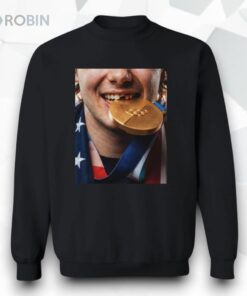 Jack Hughes Loses Tooth Gold Medal Shirt
