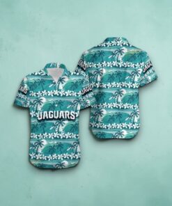 Jacksonville Jaguars Coconut Trees NFL Gift For Fan Hawaii Shirt, Jaguars Gifts for Fans