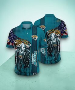 Jacksonville Jaguars Halloween aloha Shirt Halloween Funny Hawaiian Shirt For Men Women, Jacksonville Jaguars Gifts