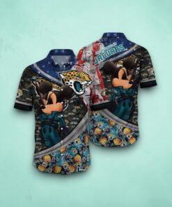 Jacksonville Jaguars NFL Aloha Shirt, Vintage Funny Hawaiian Shirt For Men Women, Jaguars Clothing