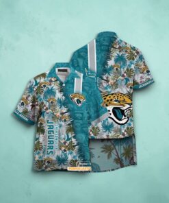 Jacksonville Jaguars NFL Summer Collection Funny Hawaiian Shirt, Jacksonville Jaguars Clothing