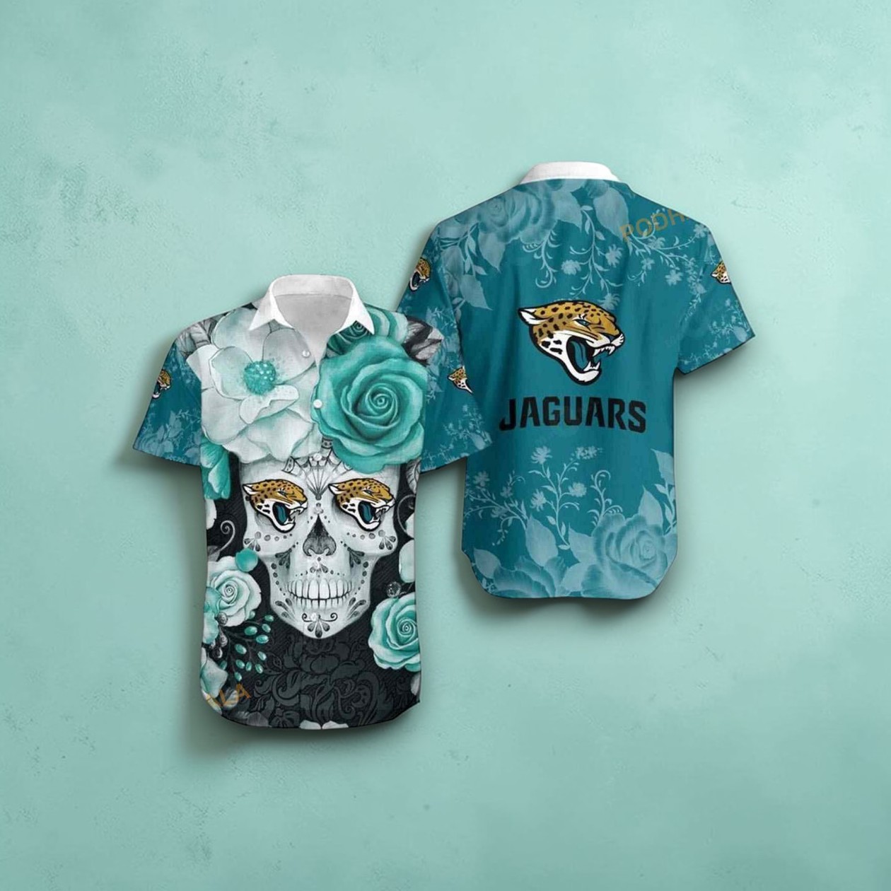 Jacksonville Jaguars Skull NFL Gift For Fan Hawaiian Graphic Print Short And Shirt, Jaguars Apparel Jacksonville Jaguars Skull NFL Gift For Fan Hawaiian Graphic Print Short And Shirt, Jaguars Apparel