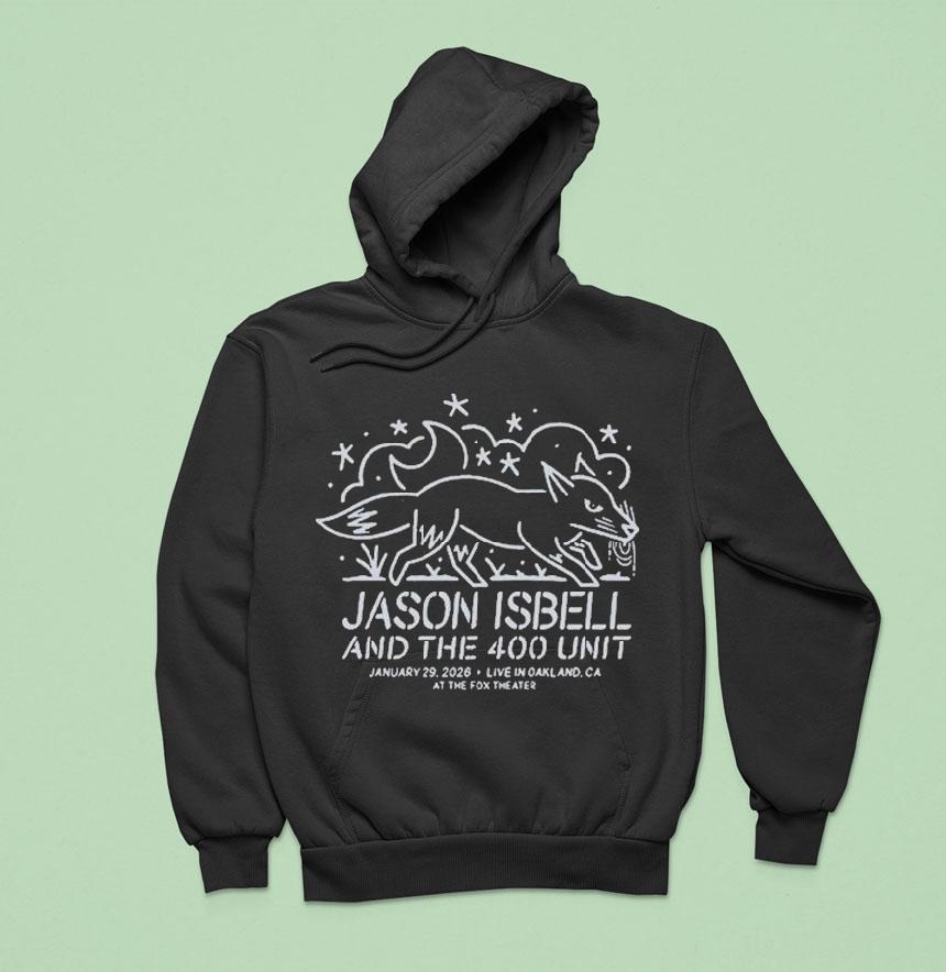 Jason Isbell And The 400 Unit Jan 29 2026 Oakland Ca Shirt Jason Isbell And The 400 Unit Jan 29 2026 Oakland Ca Shirt