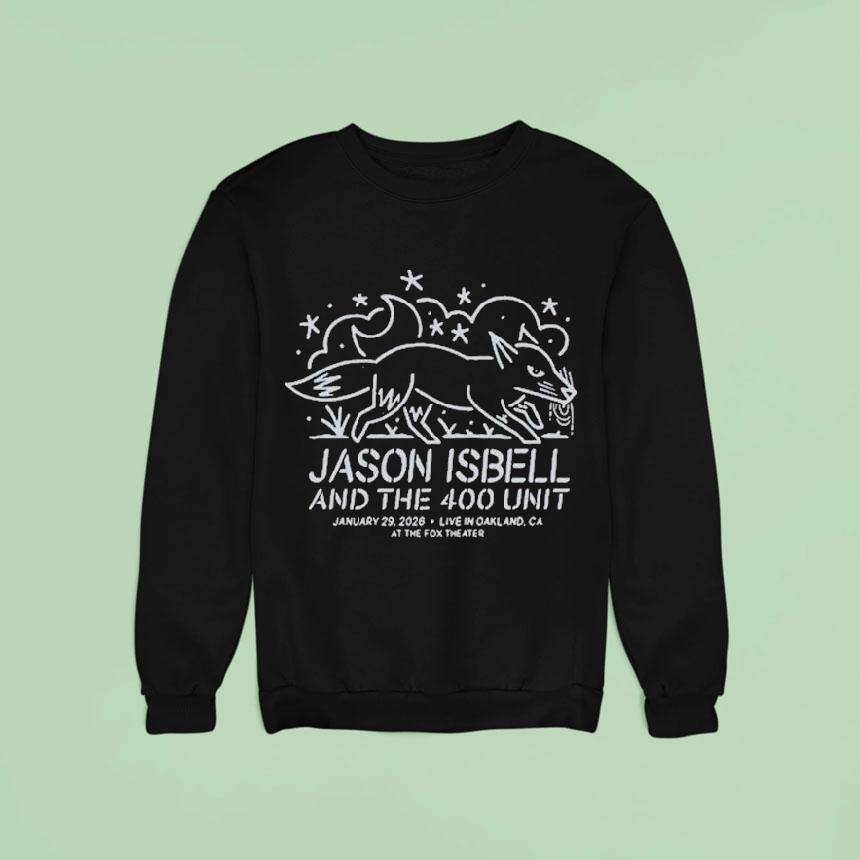 Jason Isbell And The 400 Unit Jan 29 2026 Oakland Ca Shirt Jason Isbell And The 400 Unit Jan 29 2026 Oakland Ca Shirt