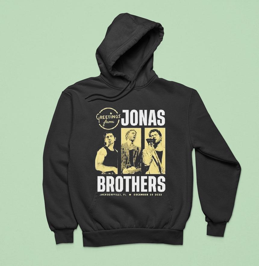 Jonas Brothers Greetings From Your Hometown Jacksonville, Fl 2025 Shirt Jonas Brothers Greetings From Your Hometown Jacksonville, Fl 2025 Shirt