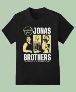 Jonas Brothers Greetings From Your Hometown Jacksonville, Fl 2025 Shirt
