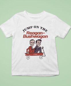 Jump On The Reagan Bushwagon 1984 Shirt