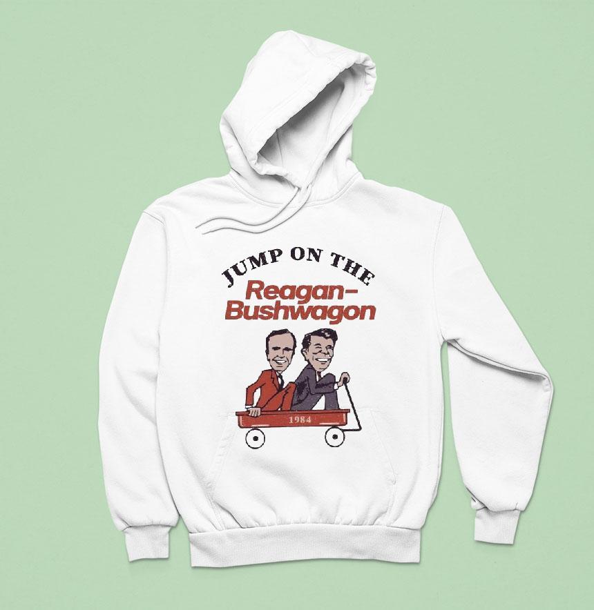 Jump On The Reagan Bushwagon 1984 Shirt Jump On The Reagan Bushwagon 1984 Shirt
