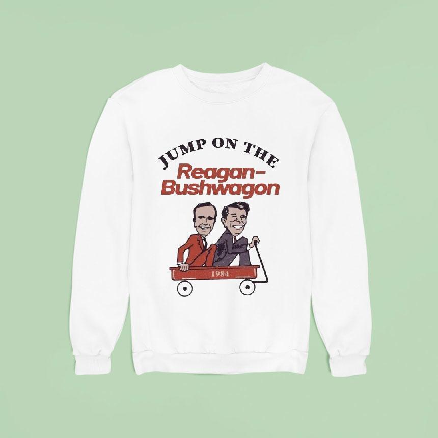 Jump On The Reagan Bushwagon 1984 Shirt Jump On The Reagan Bushwagon 1984 Shirt