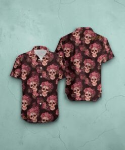 Kansas City Chiefs Mystery Skull And Flower Hawaii Shirt Summer Collections, Chiefs Gear