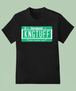 King Tuff Vt License Plate Shirt