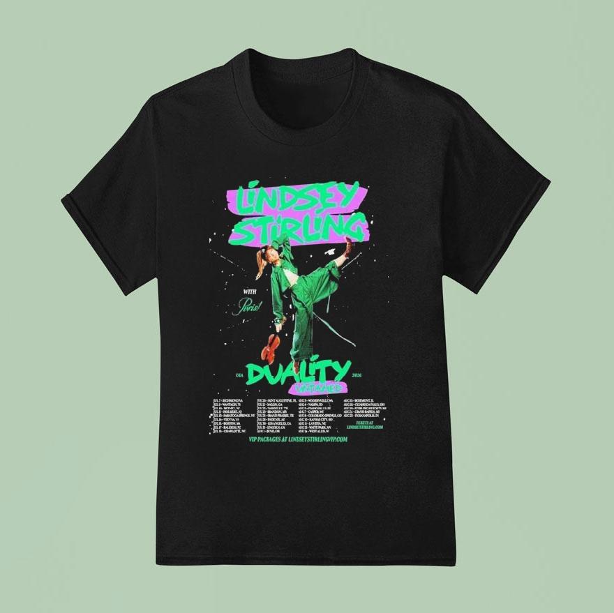 Lindsey Stirling Duality Untamed Usa Summer Tour 2026 Dates Shirt Lindsey Stirling Duality Untamed Usa Summer Tour 2026 Dates Shirt