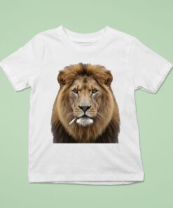 Lion Smoking Cigarette Shirt