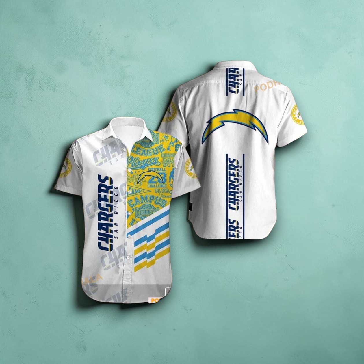 Los Angeles Chargers 3D Hawaiian Shirt For Fans, Chargers Fan Shirt Los Angeles Chargers 3D Hawaiian Shirt For Fans, Chargers Fan Shirt