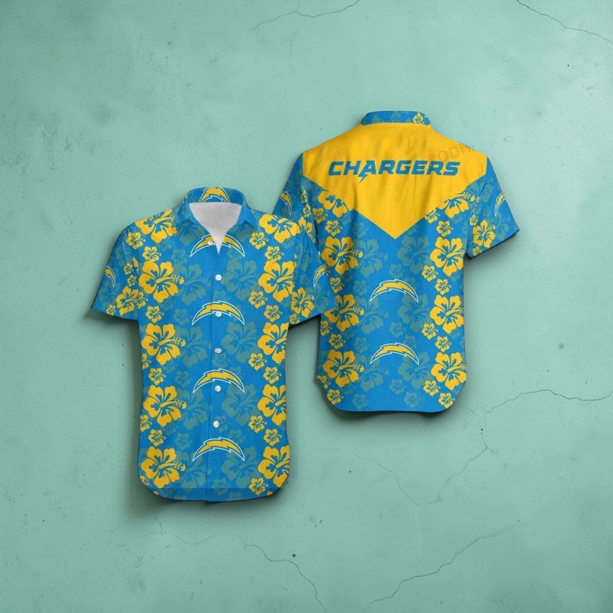 Los Angeles Chargers Flowers Hawaii Shirt Summer Collection, Chargers Gifts for Fans Los Angeles Chargers Flowers Hawaii Shirt Summer Collection, Chargers Gifts for Fans