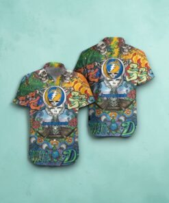 Los Angeles Chargers Grateful Dead NFL Gift For Fan Hawaiian Graphic Shirt, Los Angeles Chargers Gifts