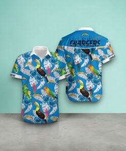 Los Angeles Chargers Hawaiian Aloha Shirt Gift, Los Angeles Chargers Fan Shirt for Sale